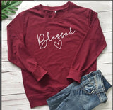 Blessed Hoodies Woman Mother Day Gift Sweatshirts Woman Spring Autumn Hoodies Woman