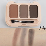 Eyebrow Enhancer Eyebrow Powder 3 Color Palette Pigment Long-lasting Eye Brow Make Up Tint Shades Eyebrows Women Makeup Cosmetic