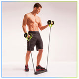 Muscle Exercise Equipment Home Fitness Equipment Double Wheel Abdominal Power Wheel Ab Roller Gym Roller Trainer Training