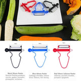 3pcs/set Vegetable Fruit Trio Peeler Set Slicer Shredder Julienne Vegetable Cutter Multi Peel Peeler Blade Zesters Kitchen Tools