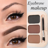 Eyebrow Enhancer Eyebrow Powder 3 Color Palette Pigment Long-lasting Eye Brow Make Up Tint Shades Eyebrows Women Makeup Cosmetic