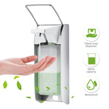 500ml Soap Dispenser Manual Elbow Spraying Liquid Soap Dispenser Bottle Wall-Mounted Sanitizer Dispenser Bathroom Accessories