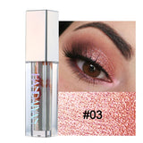 HANDAIYAN Marble Liquid Glitter Eye Shadow Diamond Shimmer Eyeshadow Waterproof Long Lasting Chameleon Pearlescent Eyeshadow