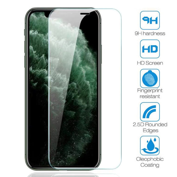 Full Cover Tempered Glass For iPhone 11 Pro XS Max XR X Anti-Burst Screen Protector For iPhone 5 5S 5C SE 4 4S Protective Film