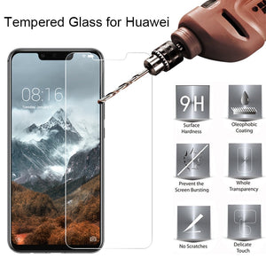 9H Tempered Glass for Huawei P Smart 2019 Hard Film on Mate 10 Lite 7 8 9 Pro Phone Screen Protector for Huawei Mate 20 Lite