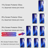 1/2/3/4Pcs Tempered Glass for huawei p30 p20 pro Screen Protector Protective Glass For Honor 20i 10i 8S 8X 9 10 20 Lite 20S