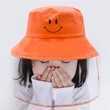 Protective Mask Hat 2020 Kid Cartoon Shape Children Multifunctional bucket Hat Dust Mask Dust Cover Full Face Cap for girls boys