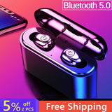 X8 TWS Bluetooth True Wireless Earphones 5D Stereo Earbuds Mini TWS Waterproof Headfrees 2200mAh Power Bank For Smart phones