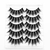 5/8 pairs 3D mink eyelashes 3D natural false eyelashes 3d soft mink eyelashes extension Makeup Kit