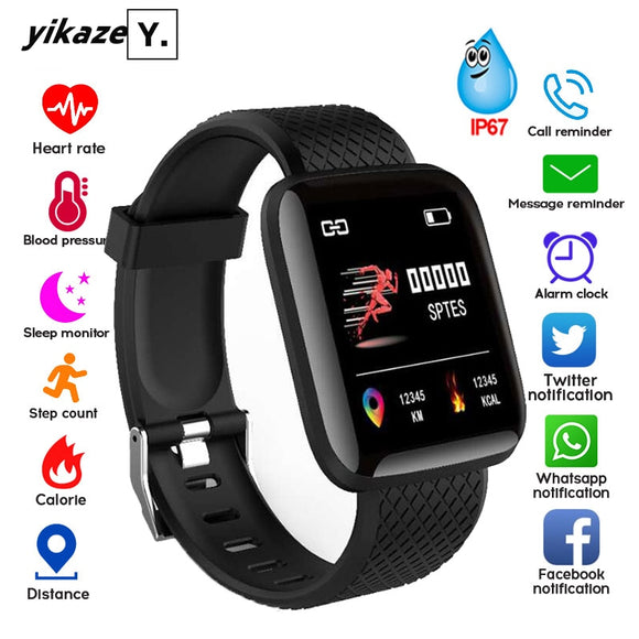 Smart Watch Men Women Smartband Blood Pressure Measurement Waterproof Fitness Tracker Bracelet Heart Rate Monitor Smartwatch