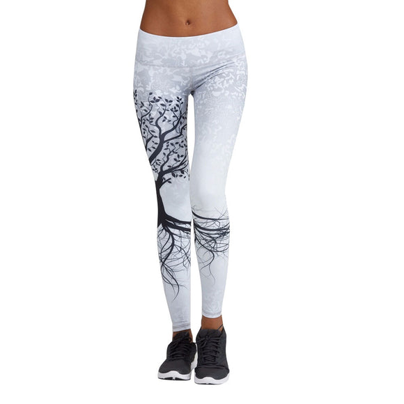 Printed Slim Fitness Leggings Women Sexy Push Up Leggins Clothing Workout Printing Patchwork Trousers High Waist Leggins Leginy