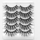 5/8 pairs 3D mink eyelashes 3D natural false eyelashes 3d soft mink eyelashes extension Makeup Kit