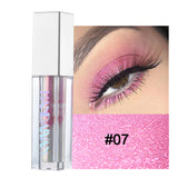 HANDAIYAN Marble Liquid Glitter Eye Shadow Diamond Shimmer Eyeshadow Waterproof Long Lasting Chameleon Pearlescent Eyeshadow