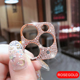 Bling Diamond Camera Lens Protector For iPhone 11 Pro Max Glitter Rhinestone Camera Protective Ring For iPhone 11 Pro Max Cover