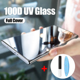 UV Tempered Glass For Samsung Galaxy S9 S8 S10 Plus Note 8 9 10 100D Full Liquid Screen Protector For Samsung S8 S7 Edge Glass