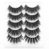 5/8 pairs 3D mink eyelashes 3D natural false eyelashes 3d soft mink eyelashes extension Makeup Kit