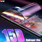 15D Full Cover Hydrogel Film For iPhone 11 Pro XR X XS MAX Screen Protector For iPhone 6S 6 7 8 Plus Soft Film Not Glass