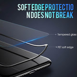 200D Curved Edge Protective Tempered Glass On The For iPhone 6S 6 7 8 Plus X XS Glass XR 11Pro Xs Max Screen Protector Film Case