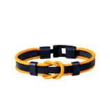 Bracelet Men Multilayer Leather Bangles Magnetic-clasp Cowhide Braided Multi Layer Wrap Trendy Bracelet Armband pulsera hombre