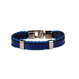 Bracelet Men Multilayer Leather Bangles Magnetic-clasp Cowhide Braided Multi Layer Wrap Trendy Bracelet Armband pulsera hombre