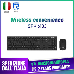 PHILIPS wireless Combo SPT103  2in1 without wire Full-Sized Keyboard