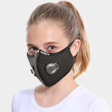 1Pc Bicycle Cycling Mask 5-layer Filter Anti-fog PM2.5 Anti Dust Pollution Face Mask