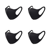 4Pcs Fashion Protective Face Mask Anti Dust Mask Washable Reusable Cotton for Cycling Camping Travel